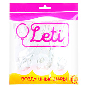  Воздушные шары латексные 12", пастель, 100 шт., белые 4986521 