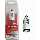 USB автомобильное зарядное устройство AVS 1 порт UC-311 (1,2А) USB автомобильное зарядное устройство AVS 1 порт UC-311 (1,2А)