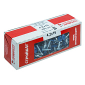 Саморезы металл-металл с прессшайбой ШСММ со сверлом 4,2х16мм, 200шт, RAL 5005 синий Саморезы металл-металл с прессшайбой ШСММ со сверлом 4,2х16мм, 200шт, RAL 5005 синий