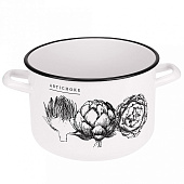  Кастрюля Лысьвенская эмаль Artichoke 4,3 л С-16141/4Э 