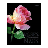 Тетрадь 96л. А5 скрепка, клетка мат.лам. 3Dлак Roses on black серия (6/60) /96Т5лолВ1 Хат/ Тетрадь 96л. А5 скрепка, клетка мат.лам. 3Dлак Roses on black серия (6/60) /96Т5лолВ1 Хат/