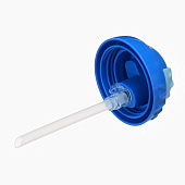 Поильник с силиконовой трубочкой, 340 мл., цвет Голубой 10792861 Поильник с силиконовой трубочкой, 340 мл., цвет Голубой 10792861