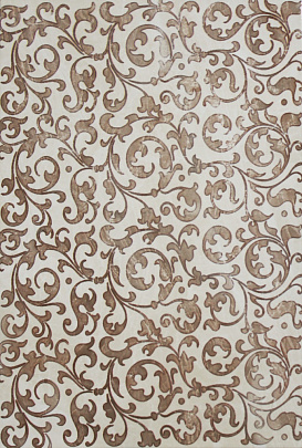  Декор 27х40 Дельма DL145TG коричневый /Евро-Керамика 