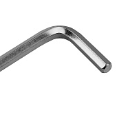 Ключ имбусовый HEX, 4мм, 45x, закаленный, никель// Сибртех Ключ имбусовый HEX, 4мм, 45x, закаленный, никель// Сибртех