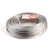 Трос стальной DIN 3055 4мм (50м) Трос стальной DIN 3055 4мм (50м)