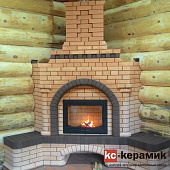 Кирпич печной лотос 250х120х65мм [М-300] /Кирово-Чепецкий КЗ
