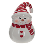 Емкость для сыпучих продуктов "Снеговик", 250 мл 12,5 см 764532 Емкость для сыпучих продуктов "Снеговик", 250 мл 12,5 см 764532