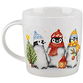 Кружка Dobro, Esprado пингвины, 340 мл, фарфор DBRL34PE302H Кружка Dobro, Esprado пингвины, 340 мл, фарфор DBRL34PE302H