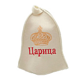 Шапка для бани Царица TM Бацькина баня