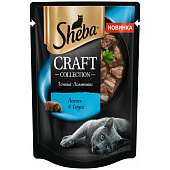 Влажный корм Sheba ломтики в соусе с лосось 75г