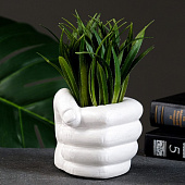 Кашпо-органайзер "Сжатый кулак" 10х10х10см 7696429 Кашпо-органайзер "Сжатый кулак" 10х10х10см 7696429