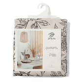  Скатерть (саржа) 149х180 Этель Black flowers 10283361 