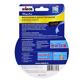 Двусторон. клейкая лента д/наружных работ 19ммх5м/UNIBOB Двусторон. клейкая лента д/наружных работ 19ммх5м/UNIBOB