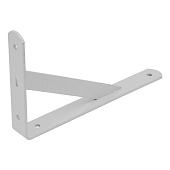  Кронштейн 250х150х30х4мм, усиленный, белый, Сибртех 