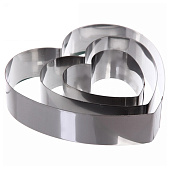 Форма для выпечки в наборе 3шт "Сердце" 339-594 Форма для выпечки в наборе 3шт "Сердце" 339-594