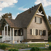  Фасадная панель Docke PREMIUM BURG Тёмный, 1072х472мм 