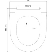 Сиденье для унитаза полипропилен 006 Soft Close 006PPSCi31 Iddis
