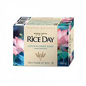  LION Riceday Soap (Cheong) Мыло туалетное с экстрактом лотоса 100g 