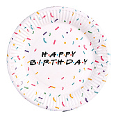 Набор бумажной посуды "HAPPY BIRTHDAY" 6 тарелок, 6 стаканов 7824929 Набор бумажной посуды "HAPPY BIRTHDAY" 6 тарелок, 6 стаканов 7824929