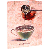  Ежедневник недатированный А5 80 л Утренний кофе-1, глянцевая ламинация, 80-5942 