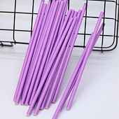 Трубочки одноразовые для напитков 25 шт. "Party go", purple (197 мм)