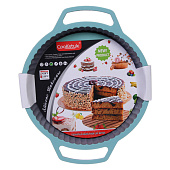 Форма силиконовая "CooKstyle" круглая с ручками 23х31х3см, 312-0834 Форма силиконовая "CooKstyle" круглая с ручками 23х31х3см, 312-0834