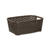  Корзина RATTAN коричневая 21.3х29х11см 