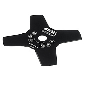 Диск для триммера,230х25,4 тол. 1,6 мм, 4 лезвия/Denzel Диск для триммера,230х25,4 тол. 1,6 мм, 4 лезвия/Denzel