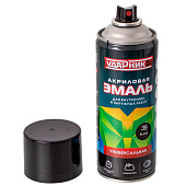  Краска-Спрей УДАРНИК 520мл Термостойкоя, Черная 