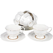 Набор чайный 12пр. "White chic" (6 персон) 190мл 970019 Набор чайный 12пр. "White chic" (6 персон) 190мл 970019