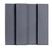  Кирпич керамический черный матовый Black Premium Matte 1НФ 250х120х65мм [М150-200] /Красная гвардия 