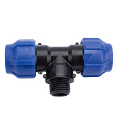 Тройник 20х1/2"х20 НР ПНД Тройник 20х1/2"х20 НР ПНД