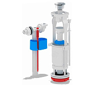 Арматура для бачка кноп 1 режим боков подвод WC6050M Ани-Пласт Арматура для бачка кноп 1 режим боков подвод WC6050M Ани-Пласт