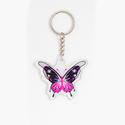  Брелок акриловый iLikeGift "Dark Butterfly" 