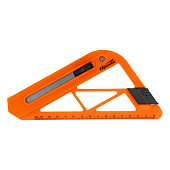 Нож, 18 мм, выдвижное лезвие, для резки обоев, линейка// Sparta Нож, 18 мм, выдвижное лезвие, для резки обоев, линейка// Sparta