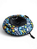 Тюбинг – ватрушка Let's Go, диаметр чехла 110 см, синяя, чёрная, Winter Star Тюбинг – ватрушка Let's Go, диаметр чехла 110 см, синяя, чёрная, Winter Star