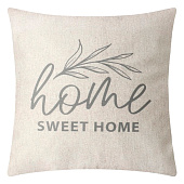  Наволочка декоративная Этель"Home sweet home" 40х40 см, полиэстер, велюр 