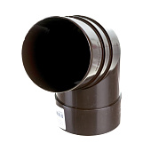 Колено 72° Docke PREMIUM, Шоколад Ral:8019 Колено 72° Docke PREMIUM, Шоколад Ral:8019