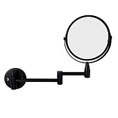  Зеркало косметическое настенное чёрное BIC-0020A Delphinium 