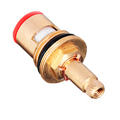 Кран-букса для смесителя 1/2" 20шл. шток 8х7мм 180° металлокерамика 575-189