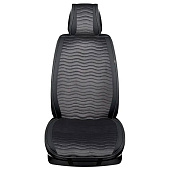 Накидка текстильная AVS VTC-102-G на передние сиденье (серый, вельвет), 2 предмета, серия "Cord