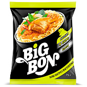 Лапша BIGBON Курица, соус Карри 75г, пакет