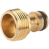 Адаптер латунный штуцерный GRINDA BE-34 3/4, с внешней резьбой, PROLine 8-426116 Адаптер латунный штуцерный GRINDA BE-34 3/4, с внешней резьбой, PROLine 8-426116