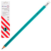  Карандаш пластик. Attomex HB с/л зеленый корп. (12/144/1440) /5032601/ 