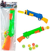 Игрушка Ружье с пульками, 2 цвета, 43х9,5 см, 2465684 Игрушка Ружье с пульками, 2 цвета, 43х9,5 см, 2465684