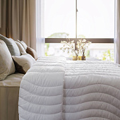 Одеяло 200х220 стеганое ТМ Smart BioTwin Белый Одеяло 200х220 стеганое ТМ Smart BioTwin Белый