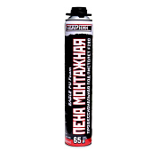 Пена монтажная профессиональная Ударник 65л/900 гр. всесезон Пена монтажная профессиональная Ударник 65л/900 гр. всесезон