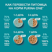 Влажный корм для кошек ONE STERIL Курица с Зелеными Бобами 75г