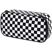 Пенал-органайзер BRAUBERG, 1 отделение, полиэстер, 22x11,5x6см, Black and White, 271572