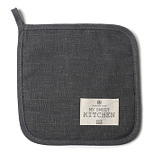 Прихватка Этель ECO grey, 19х19 см, 100% лён, 245 г/м2 10179632 Прихватка Этель ECO grey, 19х19 см, 100% лён, 245 г/м2 10179632